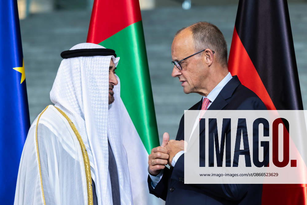 State visit by His Highness the President of the United Arab Emirates, Sheikh Mohammed bin Zayed Al Nahyan, to the Federal Republic of Germany, Berlin, September 10, 2026 The President of the United Arab Emirates, Sheikh Mohammed bin Zayed Al Nahyan, and Federal Chancell