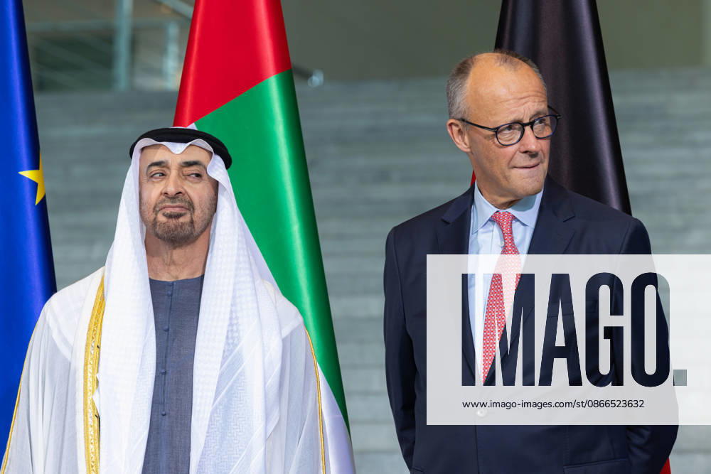 State visit by His Highness the President of the United Arab Emirates, Sheikh Mohammed bin Zayed Al Nahyan, to the Federal Republic of Germany, Berlin, September 10, 2026: The President of the United Arab Emirates, Sheikh Mohammed bin Zayed Al Nahyan, and Federal Chancel