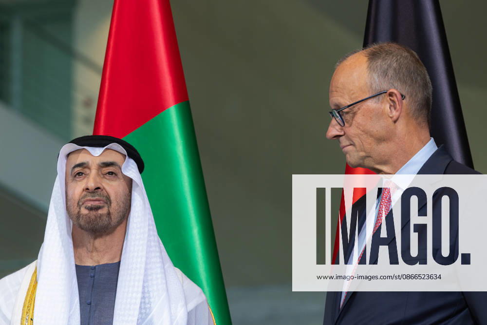 State visit by His Highness the President of the United Arab Emirates, Sheikh Mohammed bin Zayed Al Nahyan, to the Federal Republic of Germany, Berlin, September 10, 2026: The President of the United Arab Emirates, Sheikh Mohammed bin Zayed Al Nahyan, and Federal Chancel