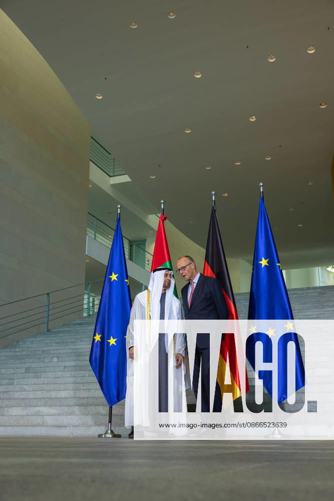 State visit by His Highness the President of the United Arab Emirates, Sheikh Mohammed bin Zayed Al Nahyan, to the Federal Republic of Germany, Berlin, September 10, 2026: The President of the United Arab Emirates, Sheikh Mohammed bin Zayed Al Nahyan, and Federal Chancel