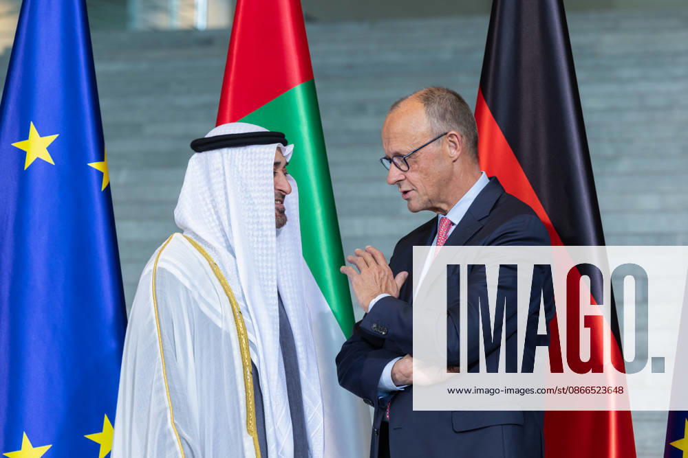 State visit by His Highness the President of the United Arab Emirates, Sheikh Mohammed bin Zayed Al Nahyan, to the Federal Republic of Germany, Berlin, September 10, 2026 The President of the United Arab Emirates, Sheikh Mohammed bin Zayed Al Nahyan, and Federal Chancell