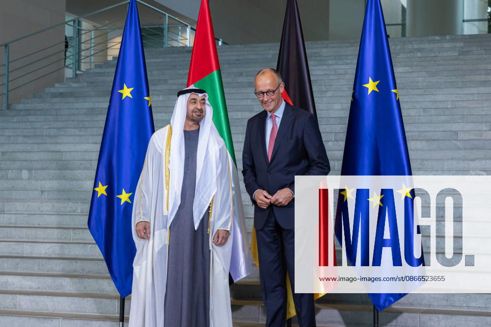 State visit by His Highness the President of the United Arab Emirates, Sheikh Mohammed bin Zayed Al Nahyan, to the Federal Republic of Germany, Berlin, September 10, 2026: The President of the United Arab Emirates, Sheikh Mohammed bin Zayed Al Nahyan, and Federal Chancel