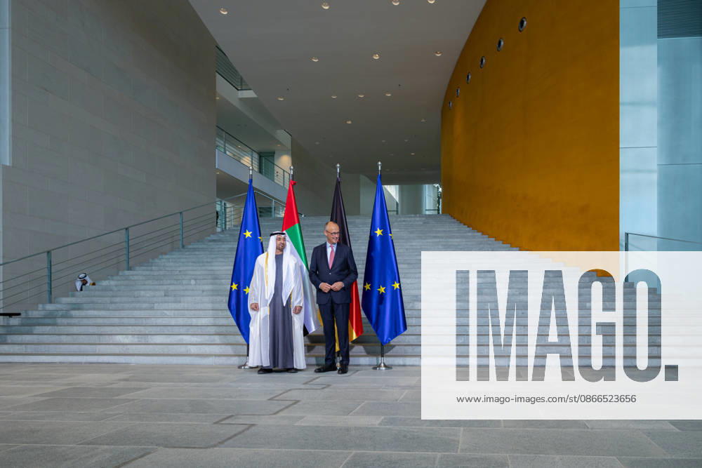 State visit by His Highness the President of the United Arab Emirates, Sheikh Mohammed bin Zayed Al Nahyan, to the Federal Republic of Germany, Berlin, September 10, 2026: The President of the United Arab Emirates, Sheikh Mohammed bin Zayed Al Nahyan, and Federal Chancel