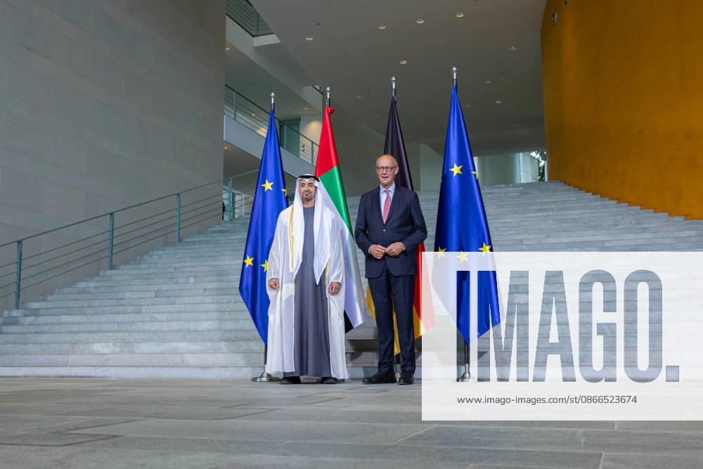 State visit by His Highness the President of the United Arab Emirates, Sheikh Mohammed bin Zayed Al Nahyan, to the Federal Republic of Germany, Berlin, September 10, 2026: The President of the United Arab Emirates, Sheikh Mohammed bin Zayed Al Nahyan, and Federal Chancel