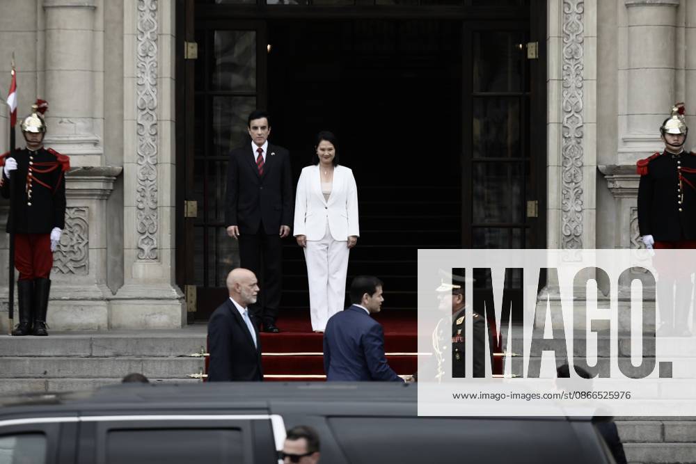 US Secretary of State Marco Rubio is welcomed by Peruvian President Keiko Fujimori in Peru LIMA, PERU - SEPTEMBER 10: U.S. Secretary of State Marco Rubio meets with Peruvian President Keiko Fujimori at the Government Palace on September 10, 2026, in Lima, Peru. Following his visits to Colombia and Ecuador, the Secretary of State arrived in Lima to discuss key issues on the bilateral agenda, including security, the fight against drug trafficking, and trade. Peru is also expected to become part of the so-called Shield of the Americas, a U.S.-led regional security initiative. The meeting marked the first meeting between the governments of Peru and the United States. Klebher Vasquez Anadolu Lima Peru. Editorial use only. Please get in touch