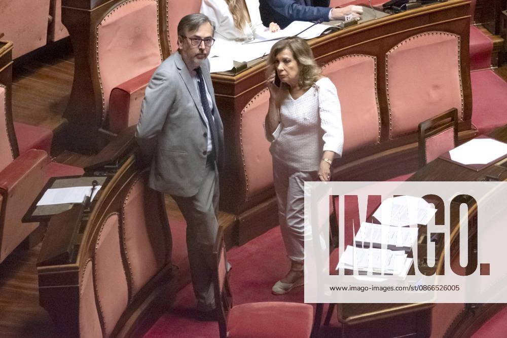 IPP Photo: Diego Nangano, Cappello, Rome, September 10, 2026, Senate of the Republic. Debate on Electoral Law Reform. Pictured: Andrea De Priamo of Fratelli d’Italia and Maria Elisabetta Alberti Casellati, Minister for Institutional Reforms. Italy Photo Press World. Copyright