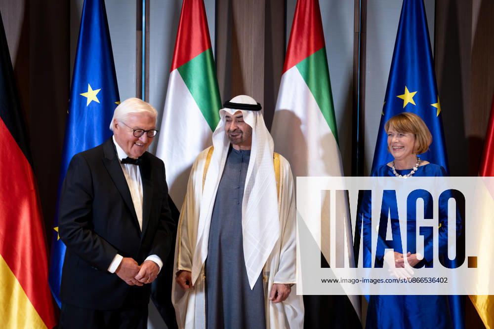 Federal President, Sheikh Mohammed bin Zayed Al Nahyan in Berlin, military parade, Spreebogen, President, United Arab Emirates, Sheikh Mohammed bin Zayed Al Nahyan, Federal President, Frank-Walter Steinmeier, Elke Büdenbender, Berlin, Berlin, GER