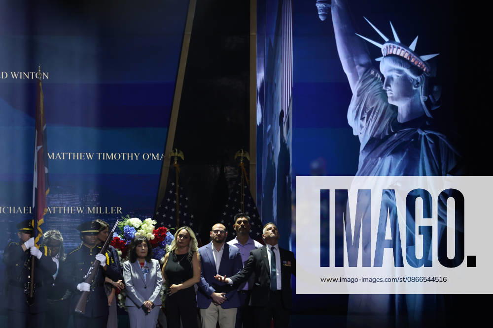 Photograph that shows the commemoration of the 25th anniversary of the September 11, 2001 attacks. during the second day of the Republican Party convention in Dallas, United States, 10 September 2026. Second day of the Republican National Convention in Dallas !ACHTUNG: NUR REDAKTIONELLE NUTZUNG!