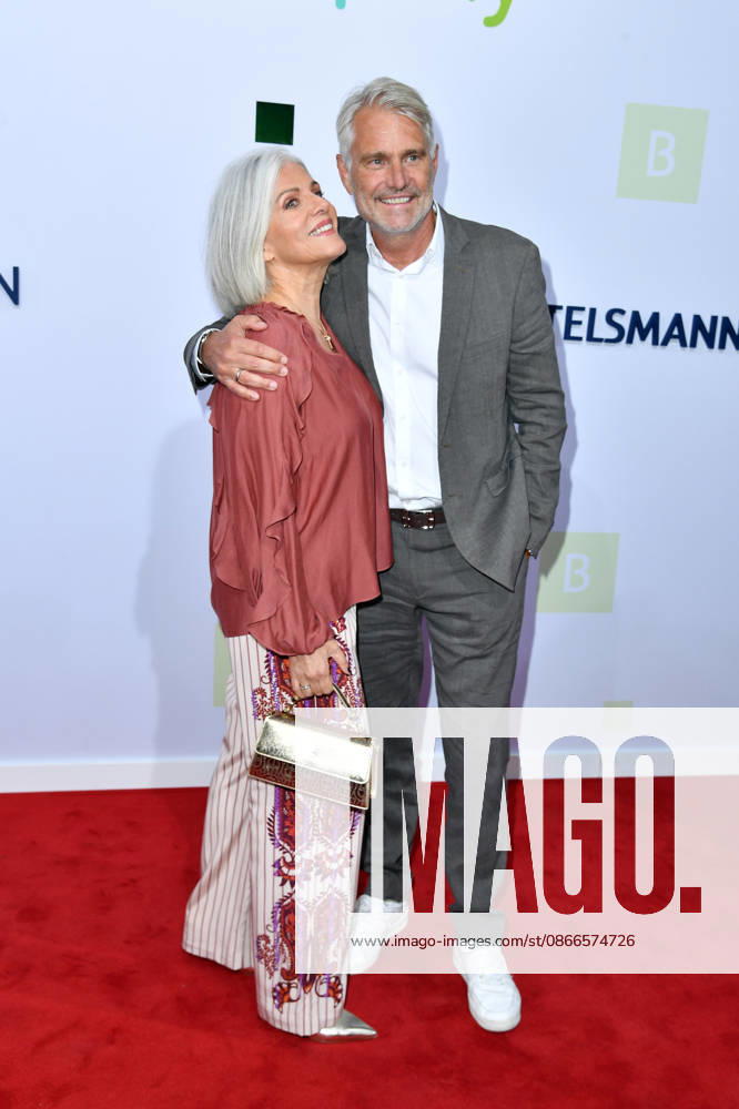 Birgit Schrowange and Frank Spothelfer at the Bertelsmann Party 2026 at the Bertelsmann Representative Office in Berlin on September 10, 2026
