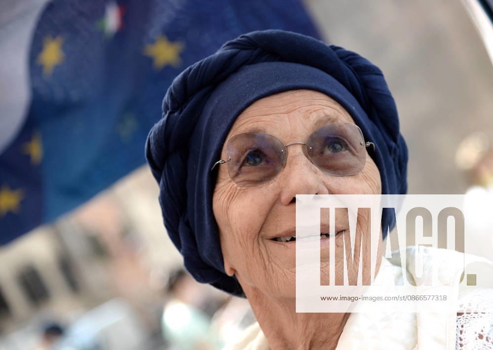 IPP Photo by Fabio Cimaglia, Rome, September 10, 2021: During the campaign for the local elections, Più Europa presents its candidates in support of the Calenda list. Pictured: Emma Bonino, Rome, September 10, 2021. Più Europa took