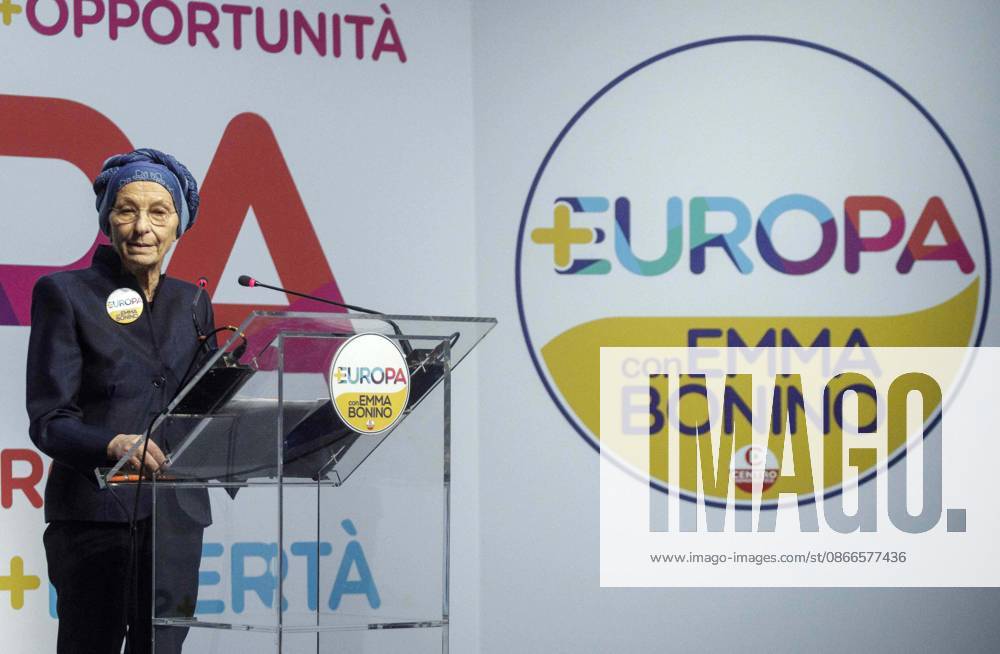 Photo: IPP Zumapress, Rome, February 3, 2018. Presentation of the Europa Party’s platform for the general election. Pictured: Emma Bonino, leader of the Europa Party. WARNING: AVAILABLE ONLY FOR THE ITALIAN MARKET