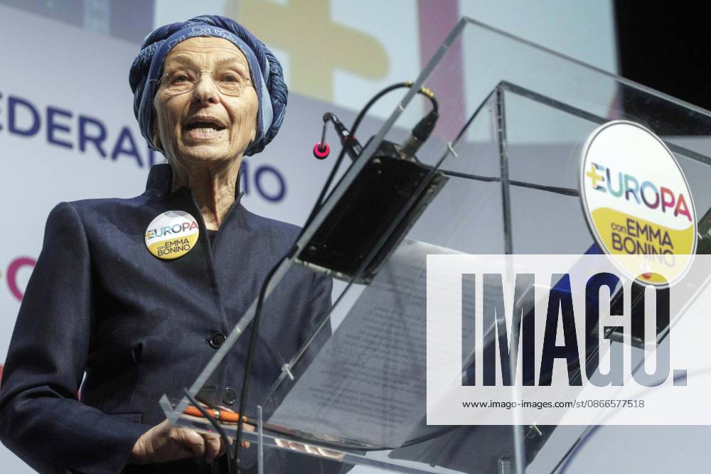 Photo: IPP Zumapress, Rome, February 3, 2018—Presentation of the Europa Party’s platform for the general election. Pictured: Emma Bonino, leader of the Europa Party. WARNING: AVAILABLE ONLY FOR THE ITALIAN MARKET