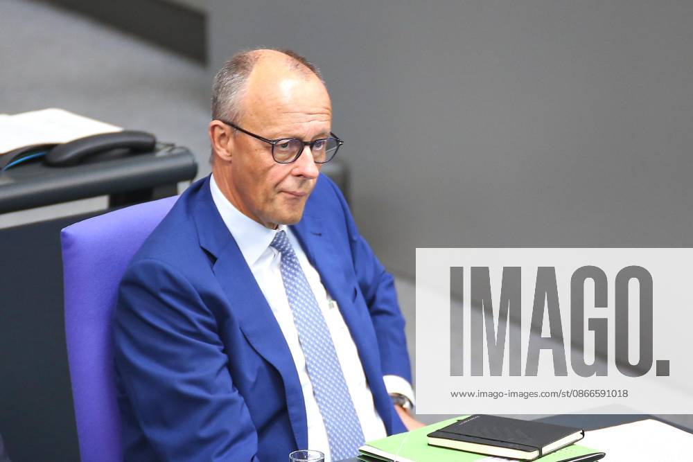 German Bundestag 94th Session of the Bundestag Budget Week Chancellor Friedrich Merz, CDU