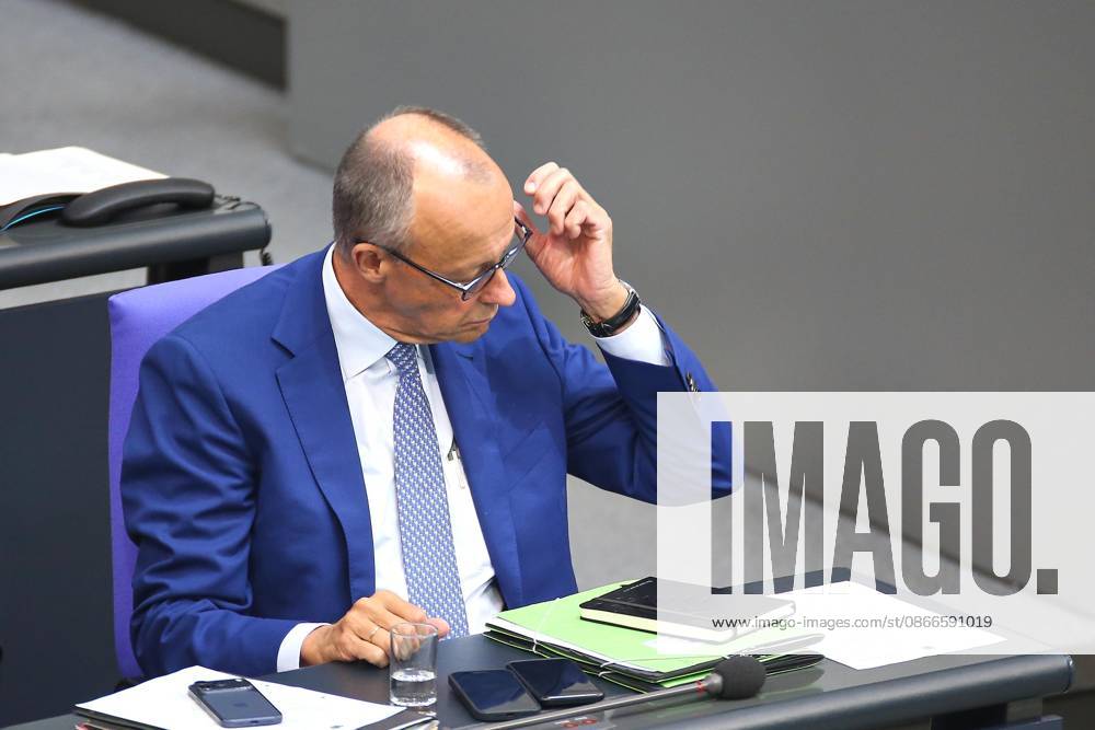 German Bundestag 94th Session of the Bundestag Budget Week Chancellor Friedrich Merz, CDU