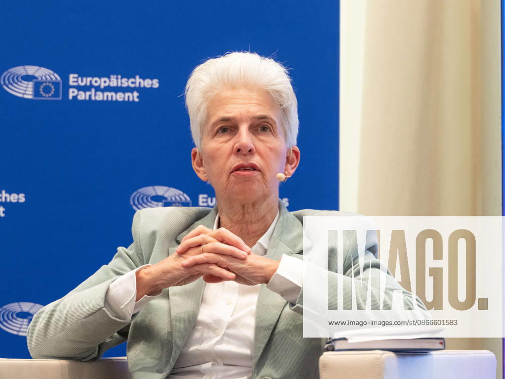Press Conference on European Security with Marie Agnes Strack Zimmermann, Chair of the European Parliament’s Committee on Defense, on September 11, 2026, during the press conference held as part of Technology Talks Austria 2026 in the Baroque Suites at the Museumsquartier in Vienna, Vienna, Austria