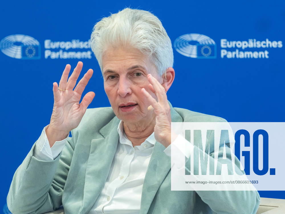 Press Conference on European Security with Marie Agnes Strack Zimmermann, Chair of the European Parliament’s Committee on Defense, on September 11, 2026, during the press conference held as part of Technology Talks Austria 2026 in the Baroque Suites at the Museumsquartier in Vienna, Vienna, Austria