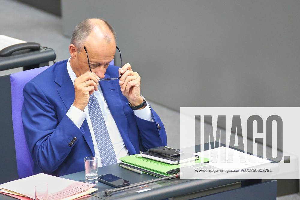 German Bundestag 94th Session of the Bundestag Budget Week Chancellor Friedrich Merz, CDU