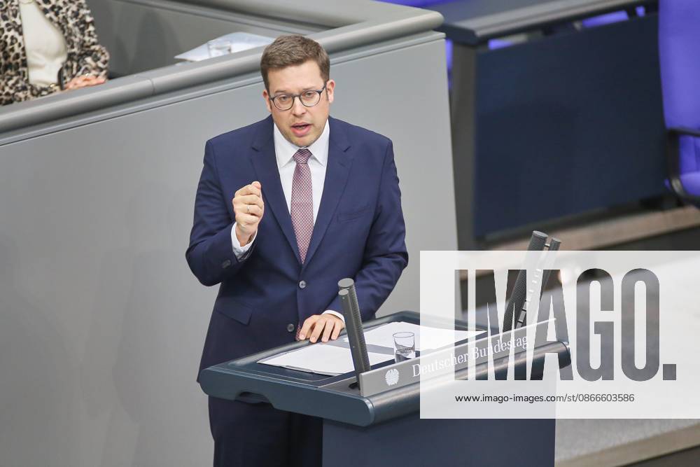 German Bundestag 94th Session of the Bundestag Budget Week Florian Müller CDU