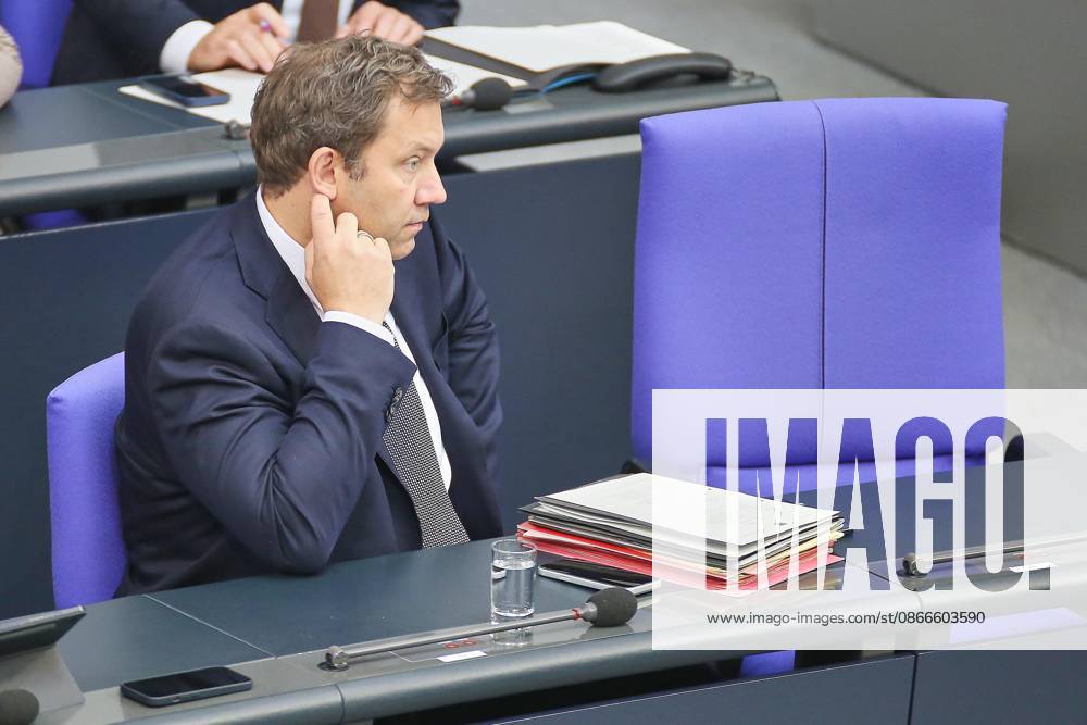 German Bundestag 94th Session of the Bundestag Budget Week Federal Minister of Finance Lars Klingbeil, SPD