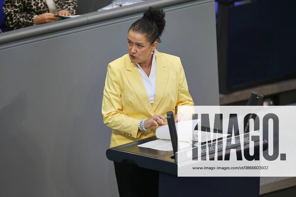 German Bundestag 94th Session of the Bundestag Budget Week Nicole Höchst AfD (formerly CDU)