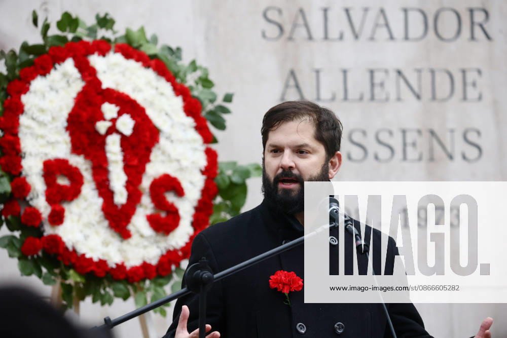 Santiago, September 11, 2026: Former President of the Republic Gabriel Boric participates in the commemoration of the 1973 civil-military coup at the mausoleum of former Head of State Salvador Allende Dragomir Yankovic Aton, Chile, Santiago, Chile Aton 1189481