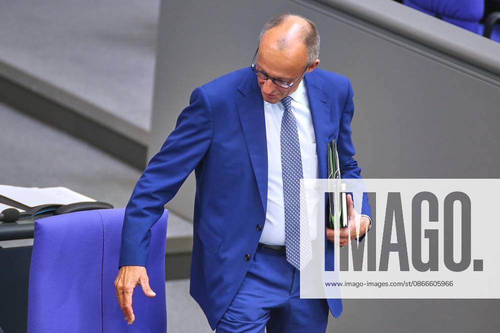 German Bundestag 94th Session of the Bundestag Budget Week Chancellor Friedrich Merz, CDU