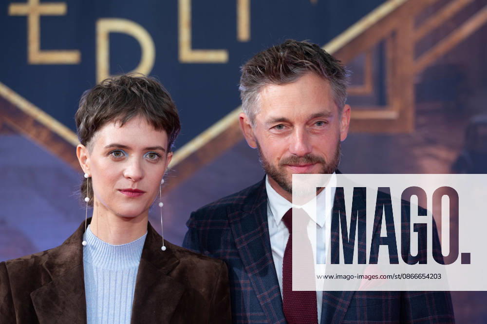 From left to right: Liv Lisa FRIES, actress; Volker BRUCH, actor; Red Carpet; Red Carpet Show; Arrival; Premiere of the final season of *Babylon Berlin* on September 11, 2026, at the Naturstrom Open-Air Cinema in the Rheinau Harbor in Cologne,