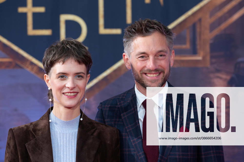 From left to right: Liv Lisa FRIES, actress; Volker BRUCH, actor; Red Carpet; Red Carpet Show; Arrival; Premiere of the final season of *Babylon Berlin* on September 11, 2026, at the Naturstrom Open-Air Cinema in the Rheinau Harbor in Cologne,