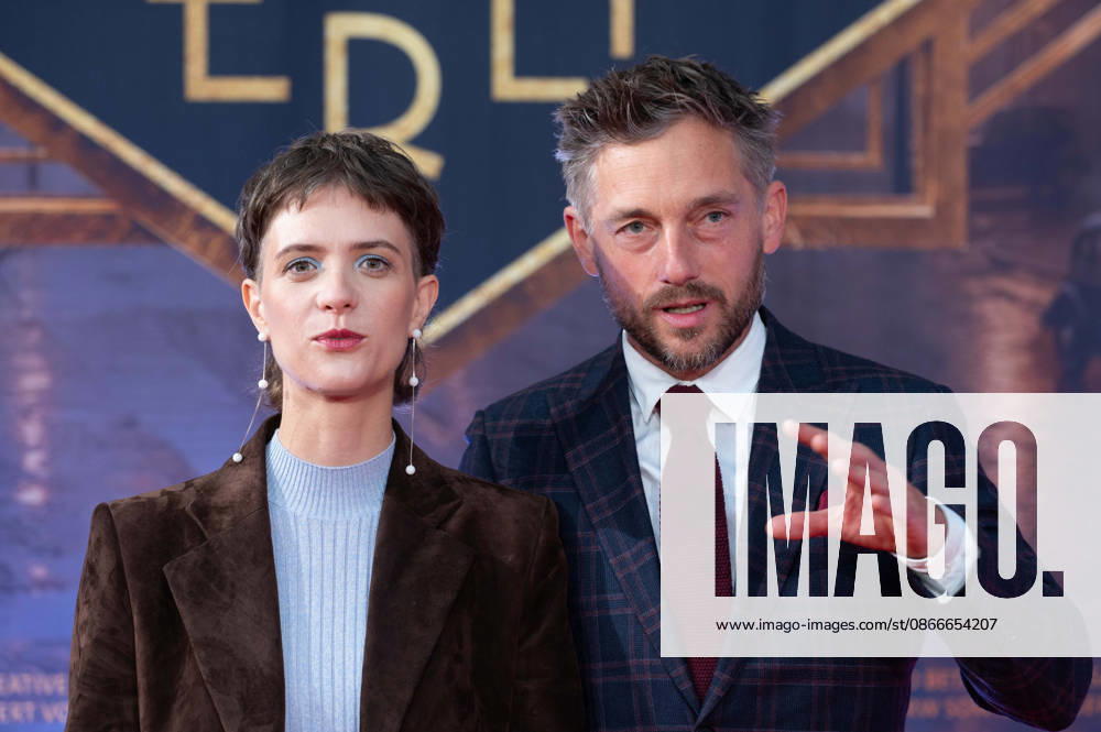 From left to right: Liv Lisa FRIES, actress; Volker BRUCH, actor; Red Carpet; Red Carpet Show; Arrival; Premiere of the final season of *Babylon Berlin* on September 11, 2026, at the Naturstrom Open-Air Cinema in the Rheinau Harbor in Cologne,