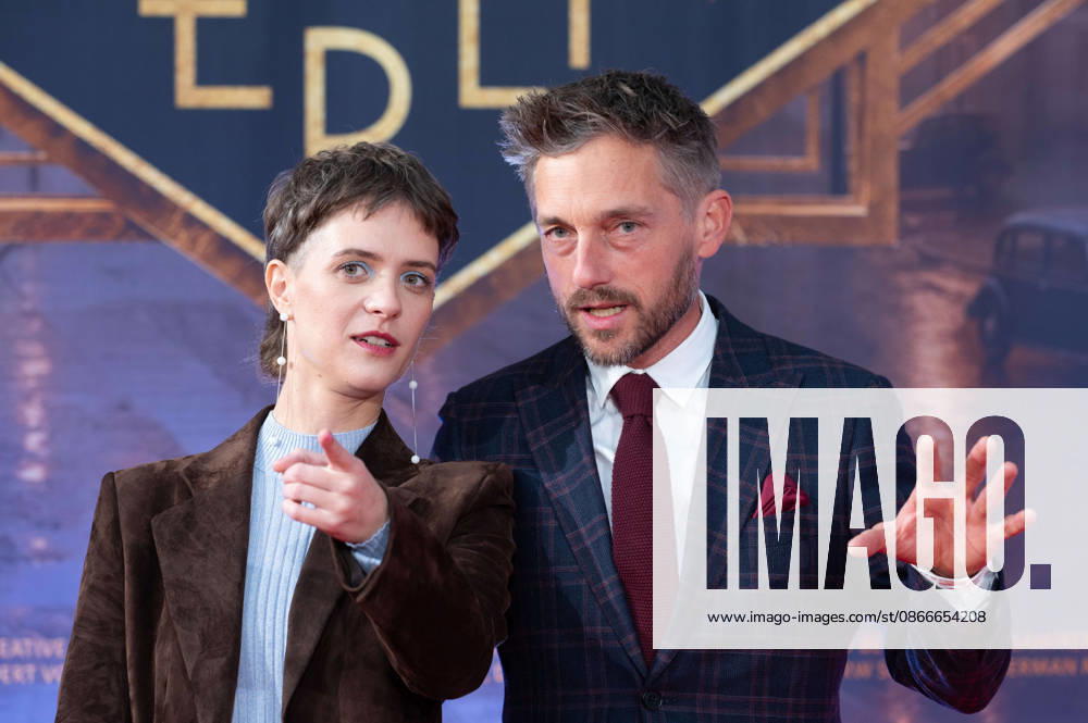 From left to right: Liv Lisa FRIES, actress; Volker BRUCH, actor; Red Carpet; Red Carpet Show; Arrival; Premiere of the final season of *Babylon Berlin* on September 11, 2026, at the Naturstrom Open-Air Cinema in the Rheinau Harbor in Cologne,