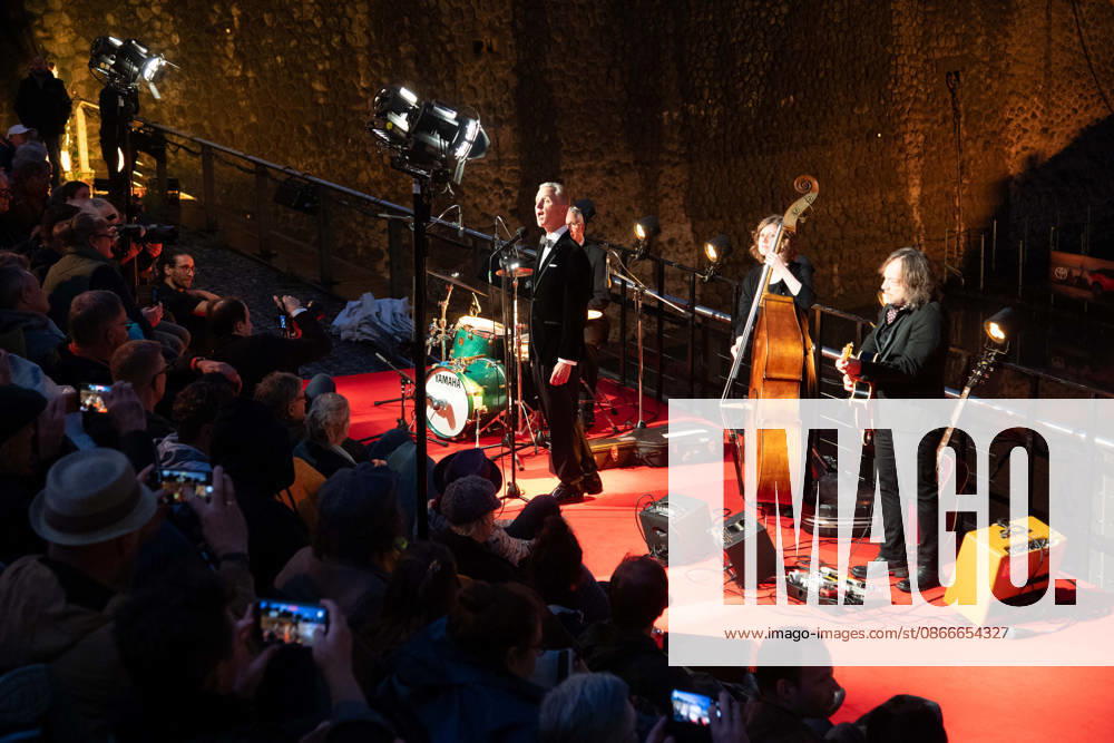 Max RAABE, singer, red carpet, Red Carpet Show, arrival, premiere of the final season of *Babylon Berlin* on September 11, 2026, at the Naturstrom Open Air Cinema in the Rheinau Harbor in Cologne,
