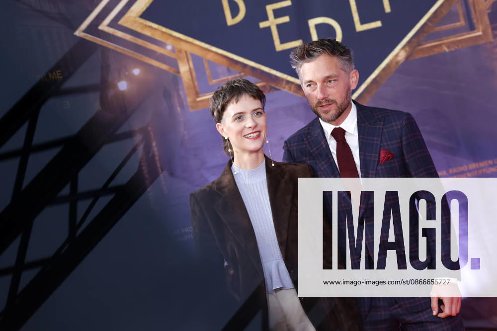 Actress Liv Lisa Fries and actor Volker Bruch at the North Rhine-Westphalia premiere of the fifth and final season of the TV series *Babylon Berlin* at the open-air cinema in Cologne s Rheinauhafen, September 11, 2026, North Rhine-Westphalia, Germany