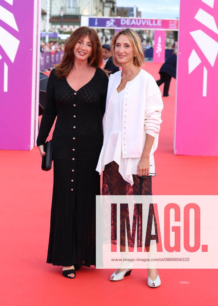 Albane Cleret and Aude Hesbert on the red carpet at the 52nd Deauville American Film Festival on September 11, 2026 Denis Guignebourg Bestimage Red carpet at the 52nd Deauville American Film Festival on September 11, 2026, Deauville, France