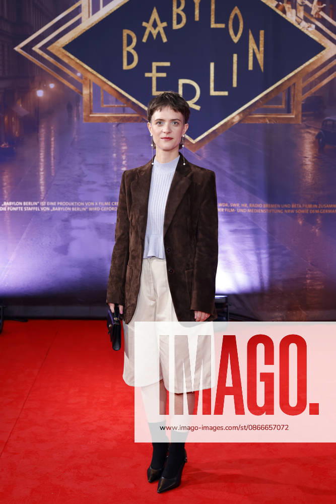 Actress Liv Lisa Fries at the North Rhine-Westphalia premiere of the fifth and final season of the TV series *Babylon Berlin* at the open-air cinema in Cologne s Rheinauhafen, September 11, 2026, North Rhine-Westphalia, Germany