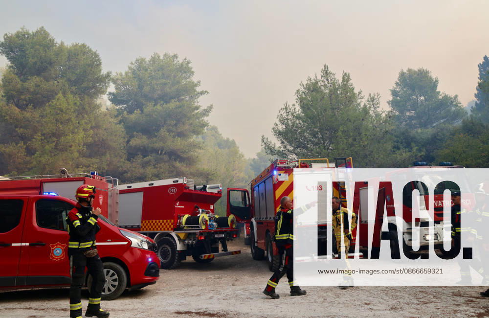 Croatia Island Wildfire Members of Croatian fire are working to extinguish a wildfire near city Milna at Island Brac, Croatia on September 12, 2026. IvoxCagalj PIXSELL