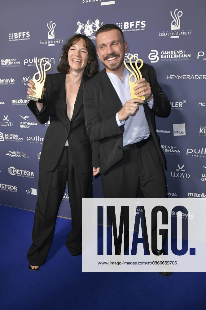Valerie Pachner and Edin Hasanovic at the 2026 German Acting Awards ceremony at the Pullman Berlin Schweizerhof Hotel, Berlin, September 11, 2026 Foto:xM.xBehrensx xFuturexImagex schauspielpreis_6430