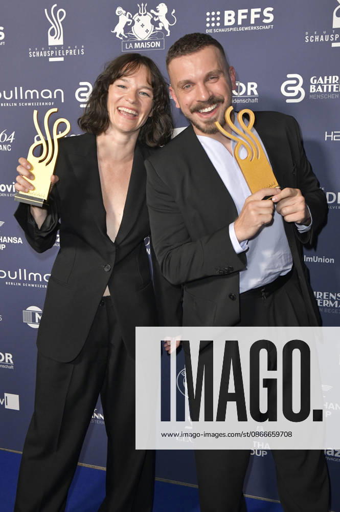 Valerie Pachner and Edin Hasanovic at the 2026 German Acting Awards ceremony at the Pullman Berlin Schweizerhof Hotel, Berlin, September 11, 2026 Foto:xM.xBehrensx xFuturexImagex schauspielpreis_6431