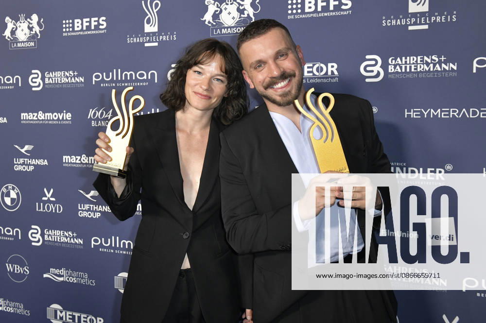 Valerie Pachner and Edin Hasanovic at the 2026 German Acting Awards ceremony at the Pullman Berlin Schweizerhof Hotel, Berlin, September 11, 2026 Foto:xM.xBehrensx xFuturexImagex schauspielpreis_6433