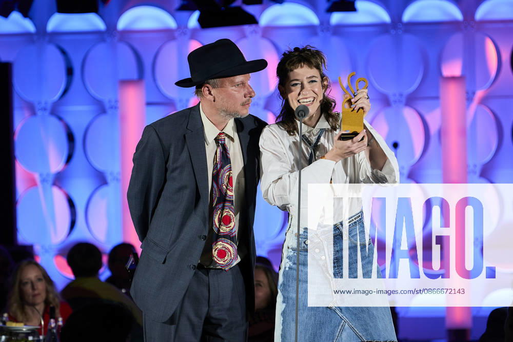 2026 German Acting Award: Winner Lia von Blarer and Winner Robert Stadlober; Stage Show: 15 Years of the German Acting Award and 20 Years of the BFFS; Pullman Berlin Schweizerhof; Date: September 11, 2026