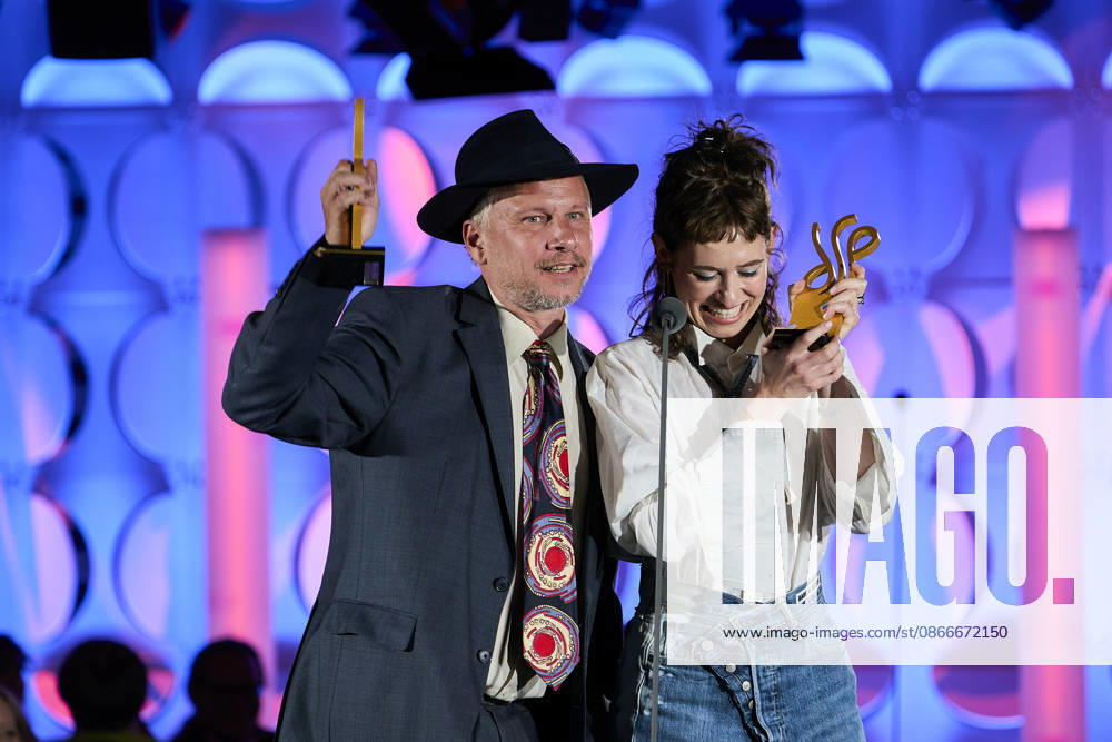 2026 German Acting Award: Winner Lia von Blarer and Winner Robert Stadlober; Stage Show: 15 Years of the German Acting Award and 20 Years of the BFFS; Pullman Berlin Schweizerhof; Date: September 11, 2026