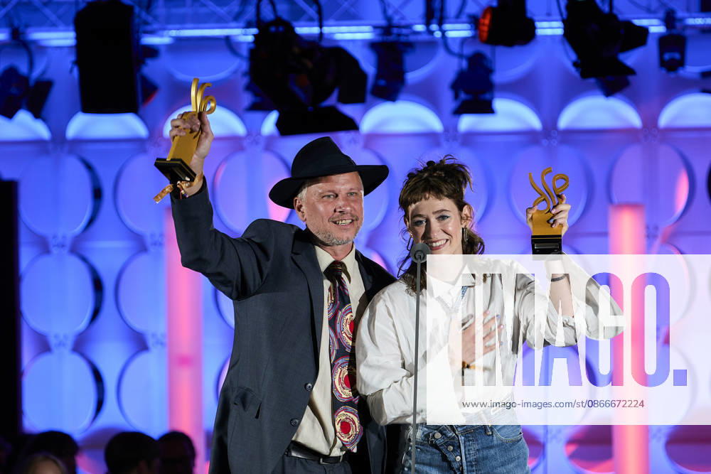 2026 German Acting Award: Winner Lia von Blarer and Winner Robert Stadlober; Stage Show: 15 Years of the German Acting Award and 20 Years of the BFFS; Pullman Berlin Schweizerhof; Date: September 11, 2026