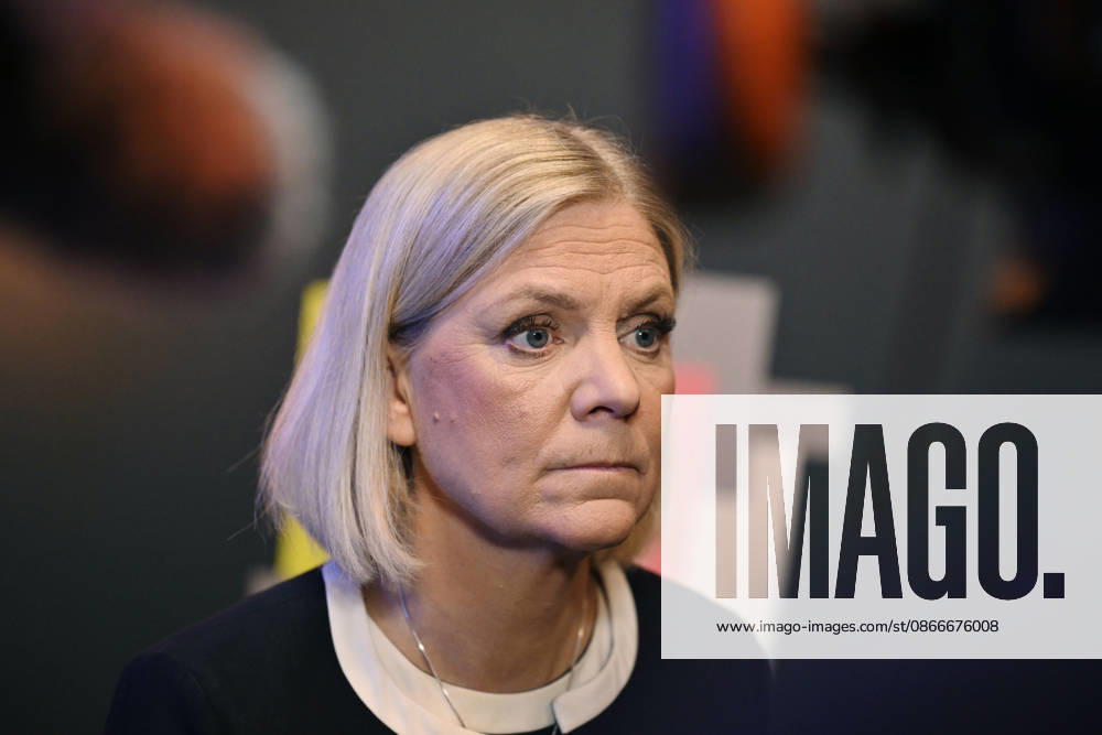 STOCKHOLM, SWEDEN 20260912 Social Democratic Party leader Magdalena Andersson (S) after the final prime ministerial debate on TV4, the evening before the election STOCKHOLM, SWEDEN