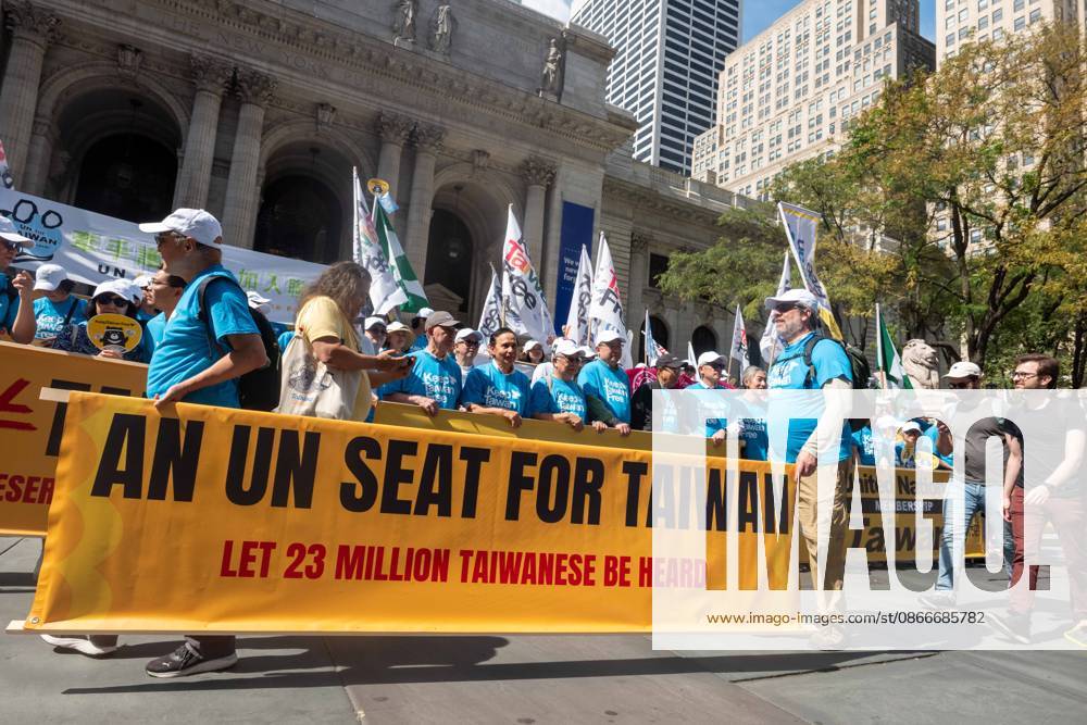 New York, NY- September 12: Keep Taiwan Free Protest and March In front of the Chinese Consulate on September 12, 2026..