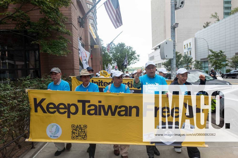 Keep Taiwan Free Protest NYC New York, NY- September 12: Keep Taiwan Free Protest and March In front of the Chinese Consulate on September 12, 2026.. Credit: Camara Porter AdMedia. 12 Sep 2026 Pictured: Keep Taiwan Free Protest NYC.
