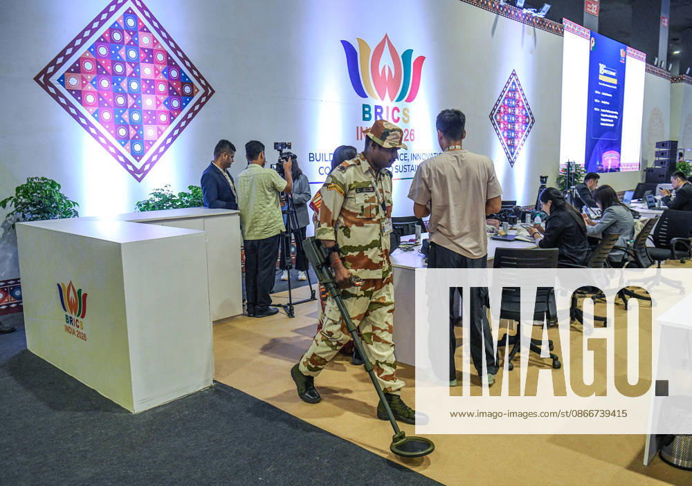 BRICS Summit 2026 in New Delhi New Delhi, Sep 13 (ANI): Security checks underway at Bharat Mandapam for the final day of the 18th BRICS Summit 2026, in New Delhi on Sunday. NEW DELHI Delhi India