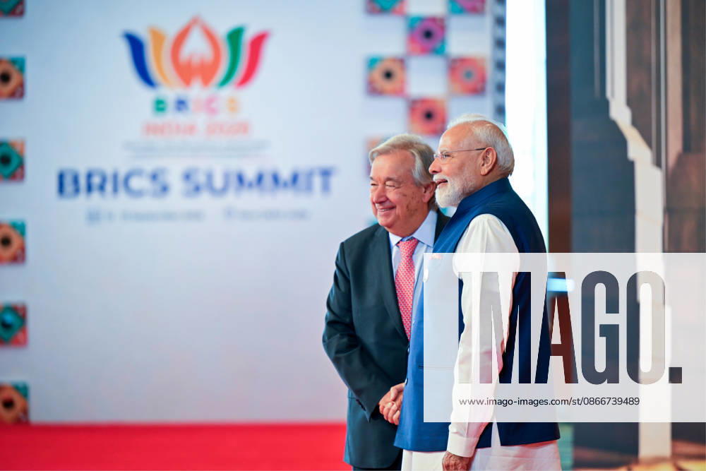 PM Modi shakes hands one by one with BRICS and partner countries leaders on Day 2 of the 18th BRICS Summit 2026 New Delhi, Sep 13 (ANI): Prime Minister Narendra Modi shakes hands one by one with BRICS and partner countries leaders on Day 2 of the 18th BRICS Summit 2026 at Bharat Mandapam, in New Delhi on Sunday. (DPR PMO ANI Photo) Delhi New Delhi India