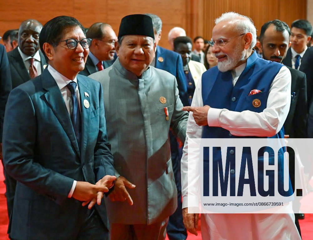 PM Narendra Modi with world leaders on Day 2 of the 18th BRICS Summit 2026 at Delhi s Bharat Mandapam New Delhi, Sep 13 (ANI): Prime Minister Narendra Modi interacts with Indonesian President Prabowo Subianto and President of the Philippines, Bongbong Marcos, on Day 2 of the 18th BRICS Summit 2026 at Bharat Mandapam, in New Delhi on Sunday. (@narendramodi X ANI Photo) New Delhi Delhi India