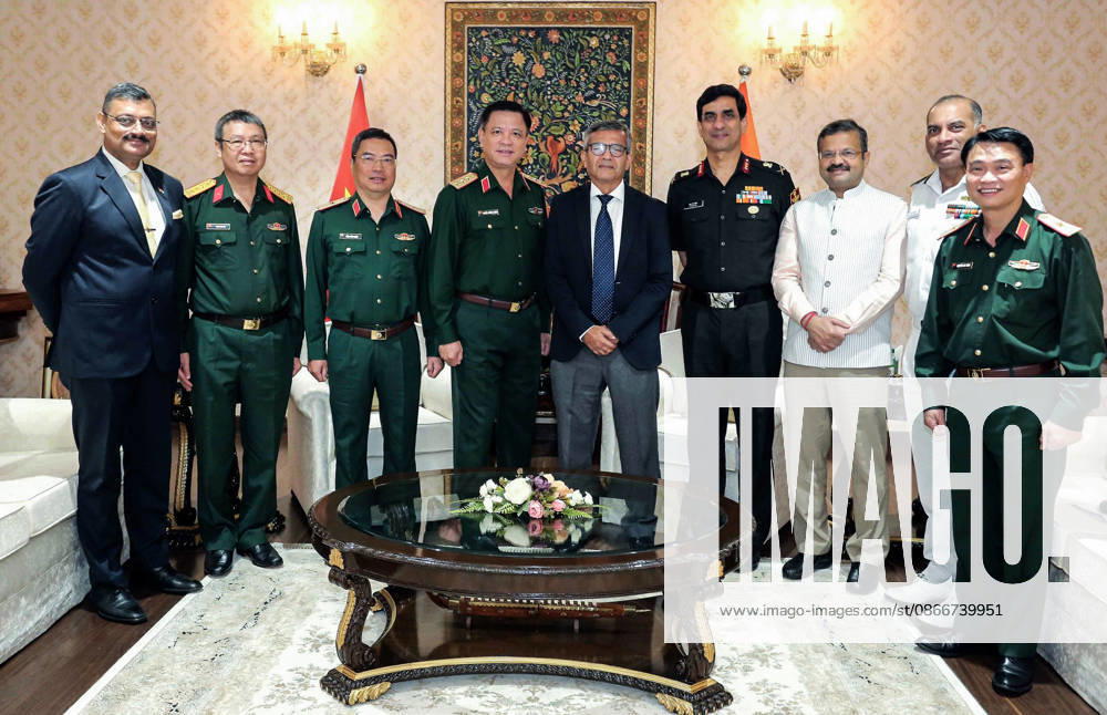 Defence Secretary Rajesh Kumar Singh meets Vietnamese Deputy Minister of National Defence, Senior Lt Gen Nguyen Truong Thang New Delhi, Sep 13 (ANI): Defence Secretary Rajesh Kumar Singh in a group photograph with Vietnamese Deputy Minister of National Defence, Senior Lt Gen Nguyen Truong Thang, on the sidelines of the BRICS Summit, in New Delhi on Sunday. (@SpokespersonMoD X ANI Photo) New Delhi Delhi India