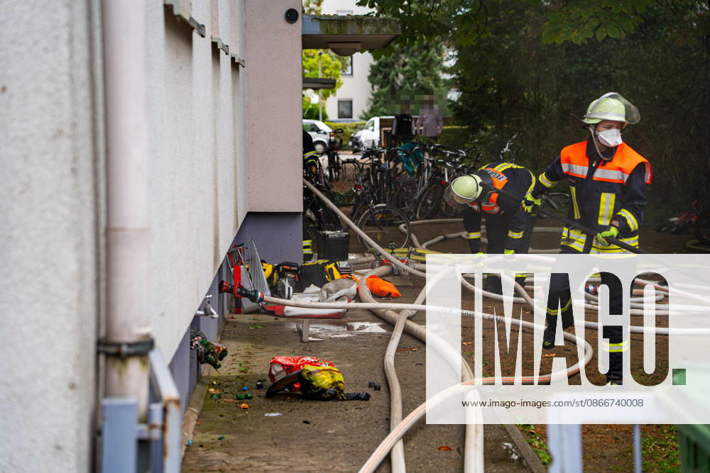 Basement Fire in Apartment Building; Several People Rescued On