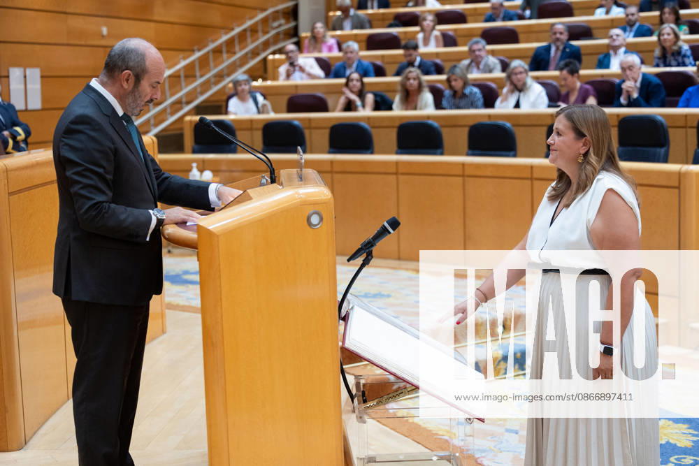 The Senate debates the situation in Ceuta. PSOE Senator Clara María Martín García is sworn into office during a plenary session of the Senate on September 15, 2026, in Madrid, Spain. The Senate plenary session debates motions from the Partido Popular regarding the security and socioeconomic future of Ceuta and Melilla, as well as the state of healthcare management in Spain. In addition, the day’s agenda includes a question period for the government with 17 questions for the ministers. SEPTEMBER 15, 2026 Jesús Hellí Madrid, Madrid, Spain